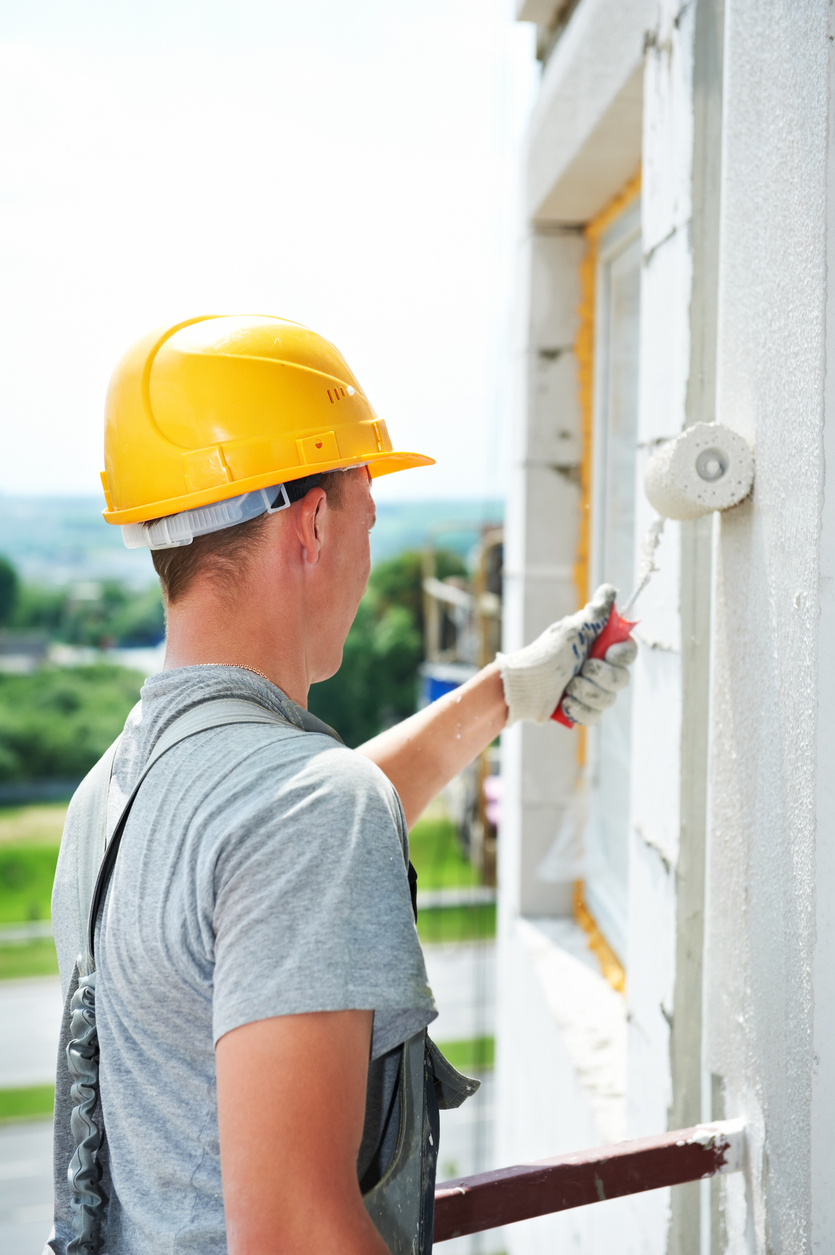 Painting the exterior of a Newark, CA area business