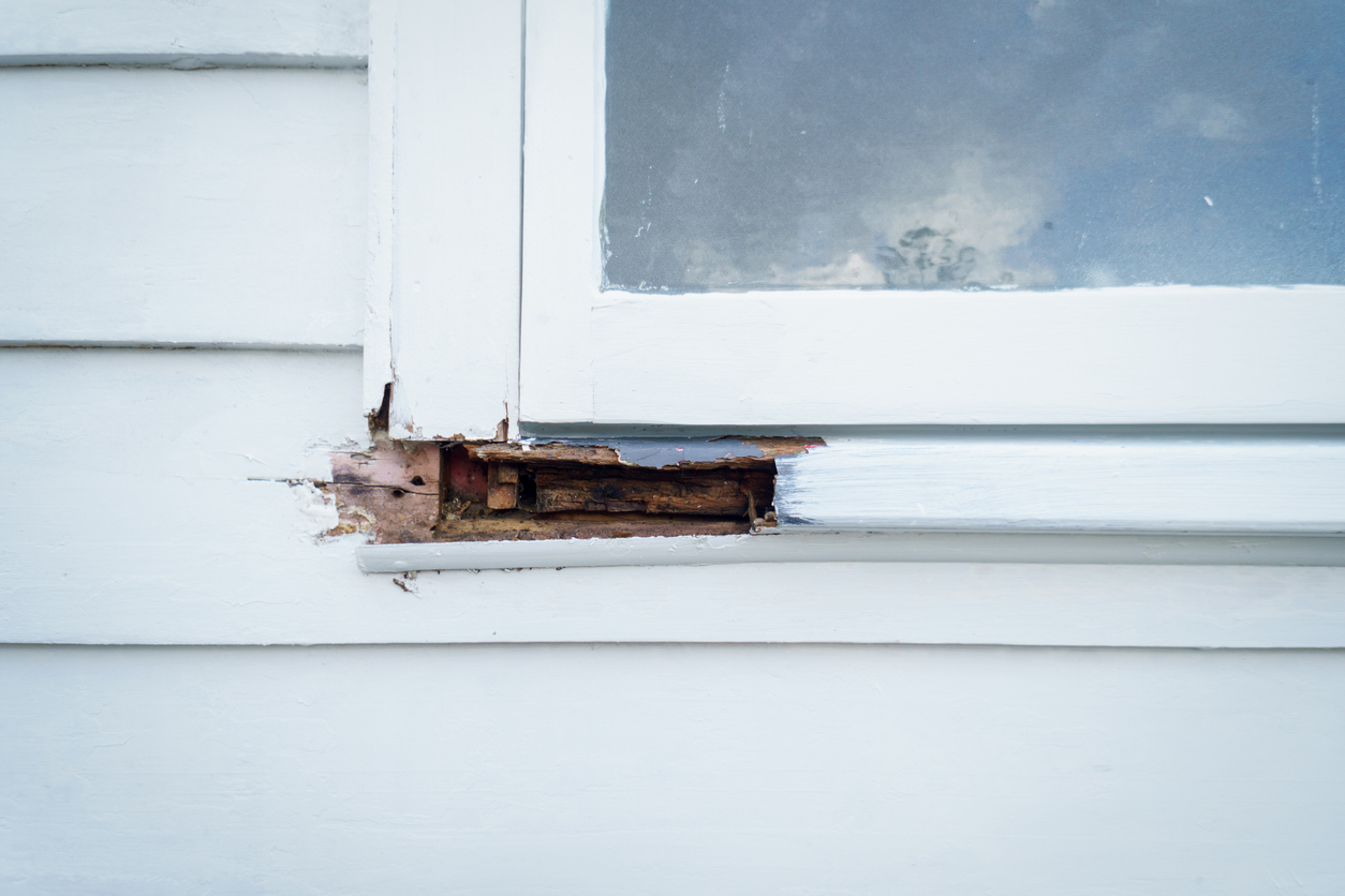 Wood Rot Repair of a commercial building in Sunol, CA