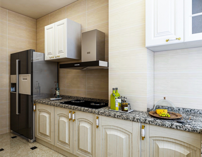 Breakroom Kitchen Cabinets in a Union City business