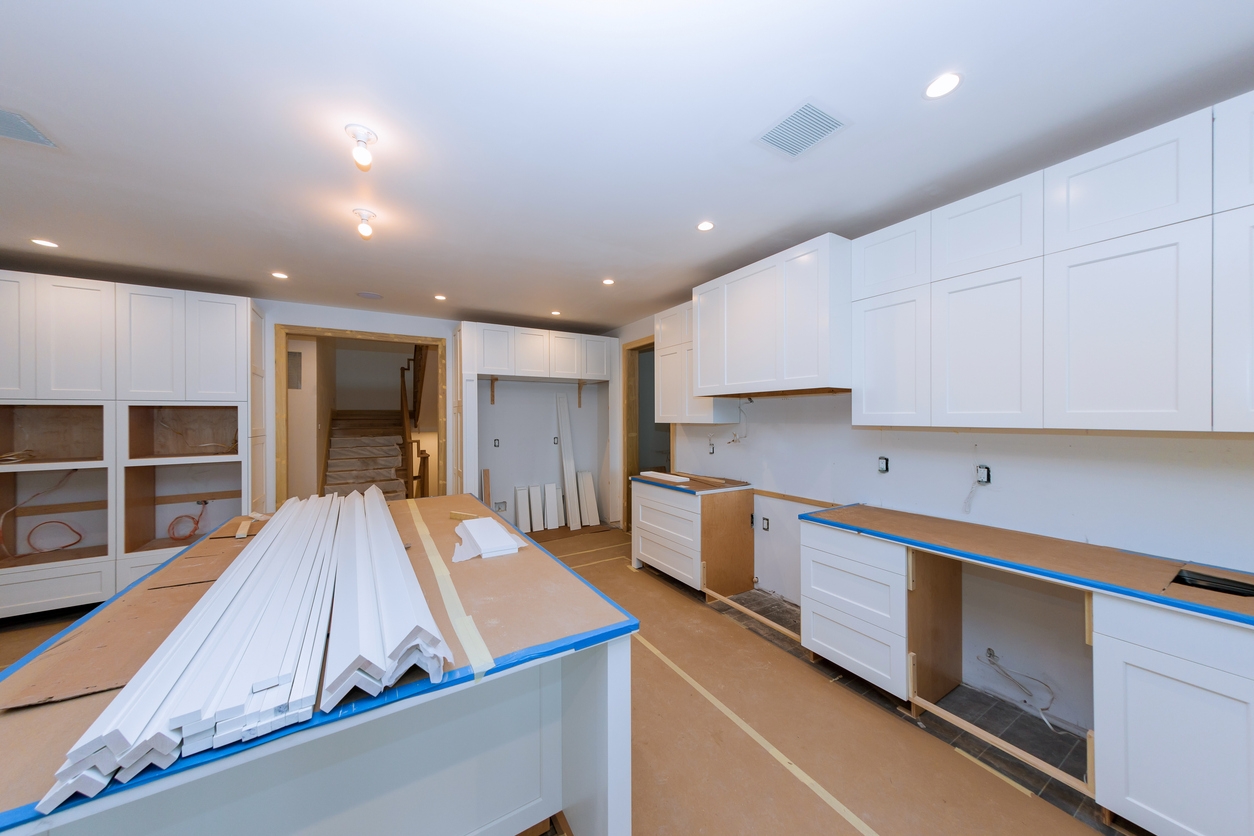 Refinishing kitchen cabinets in Milpitas, CA